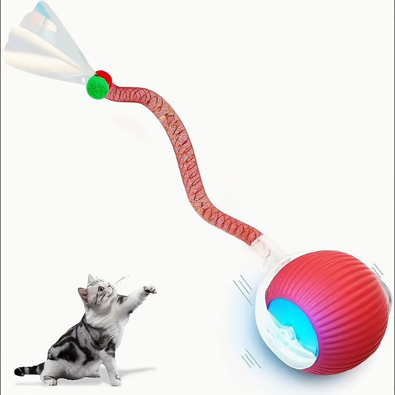 🚀 Juguete Smart para Gatos | Bola Rodante Inteligente | Anti-Aburrimiento | Ejercicio + Diversión🔥
