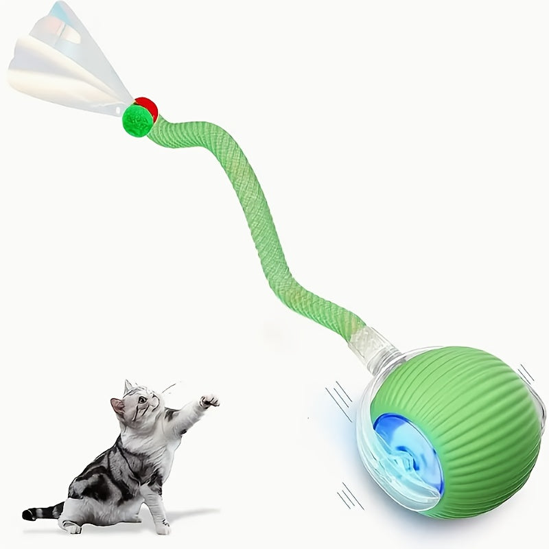 🚀 Juguete Smart para Gatos | Bola Rodante Inteligente | Anti-Aburrimiento | Ejercicio + Diversión🔥