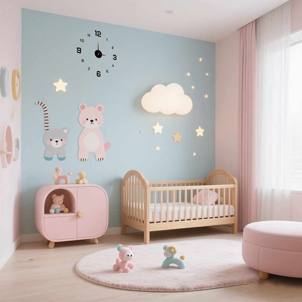 ✅ "Reloj de Pared 3D Luminoso NONZHU 40x40cm - Silencioso Moderno Acrílico"🕐