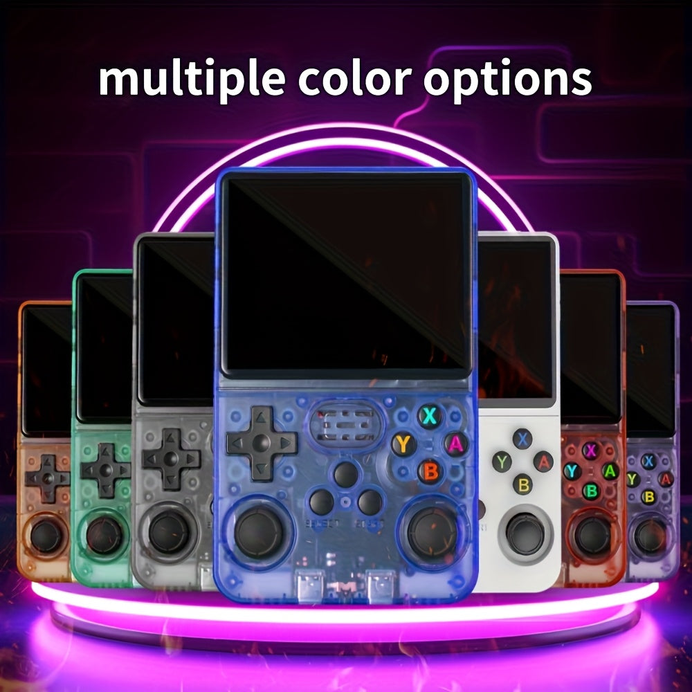 🕹️ Consola Portátil R36S ARCADE GAMES | 64GB Retro Gaming | Pantalla 3.5" | 7 Colores | 🔋Batería Recargable USB