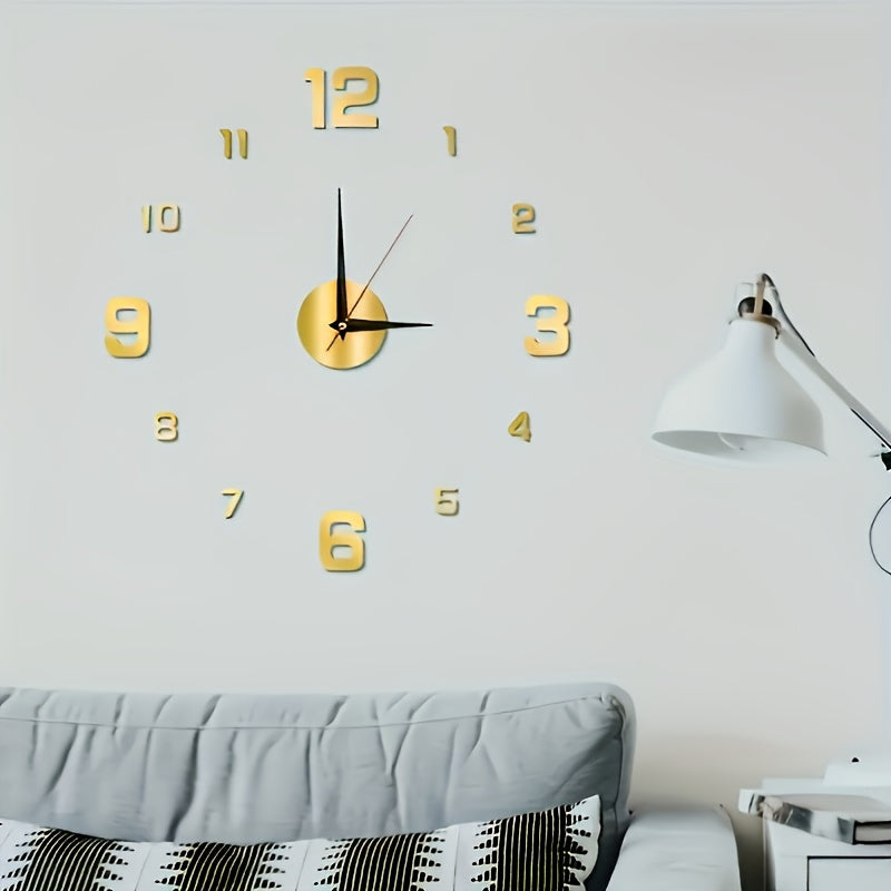 ✅ "Reloj de Pared 3D Luminoso NONZHU 40x40cm - Silencioso Moderno Acrílico"🕐