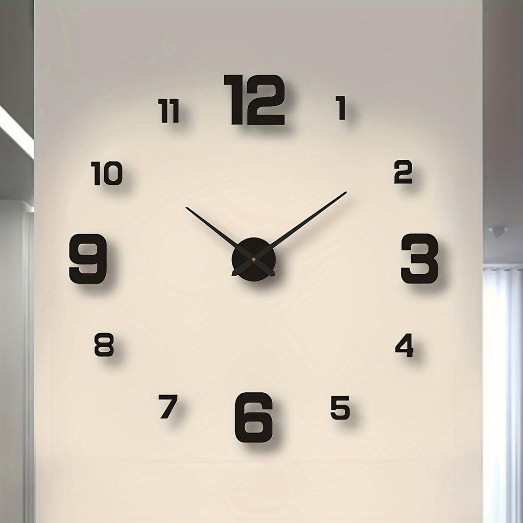 ✅ "Reloj de Pared 3D Luminoso NONZHU 40x40cm - Silencioso Moderno Acrílico"🕐