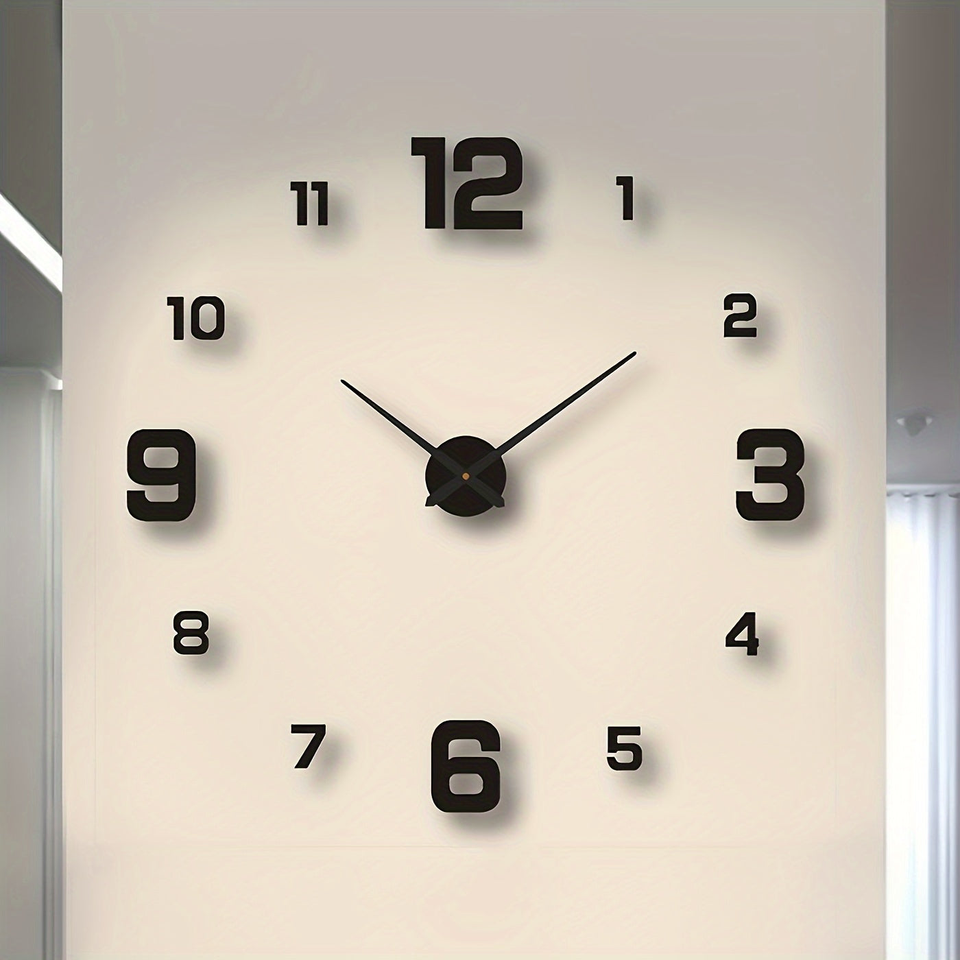 ✅ "Reloj de Pared 3D Luminoso NONZHU 40x40cm - Silencioso Moderno Acrílico"🕐