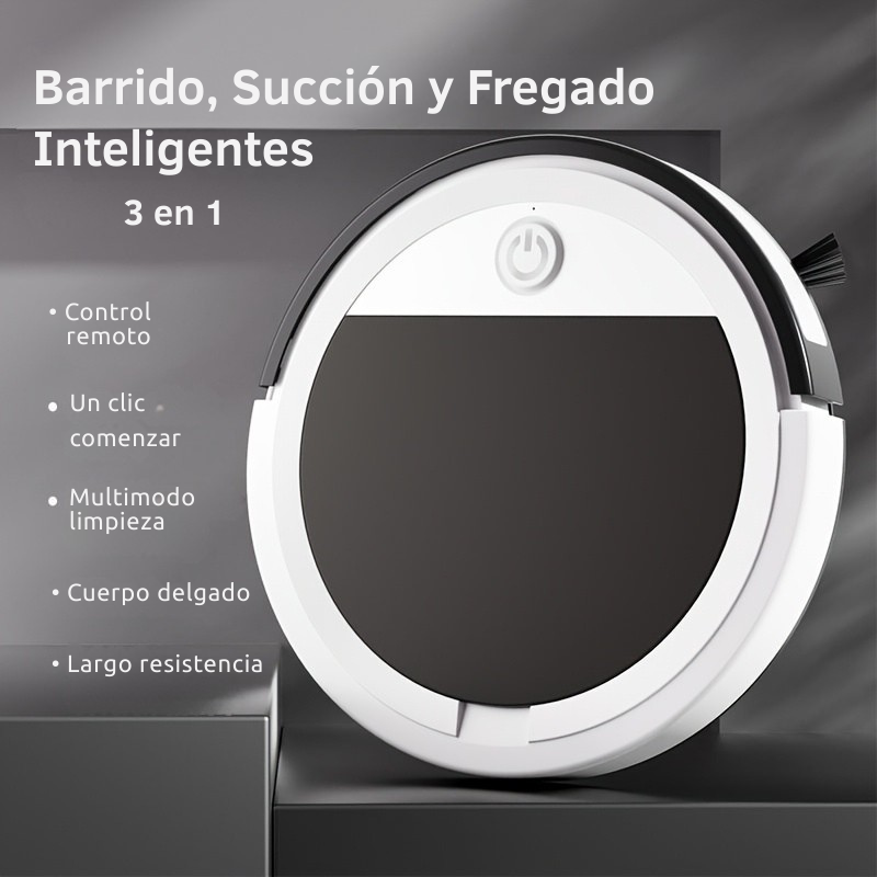 🤖✨ "Robot Aspirador SMART / Limpieza Automática / Motor Alto Rendimiento - Todas Superficies Hogar"🤯