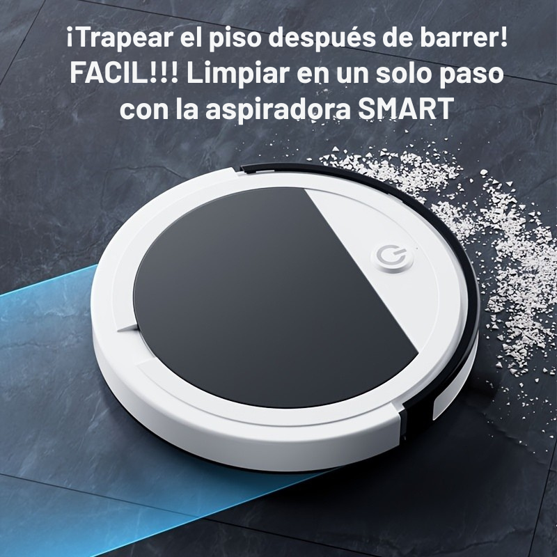 🤖✨ "Robot Aspirador SMART / Limpieza Automática / Motor Alto Rendimiento - Todas Superficies Hogar"🤯