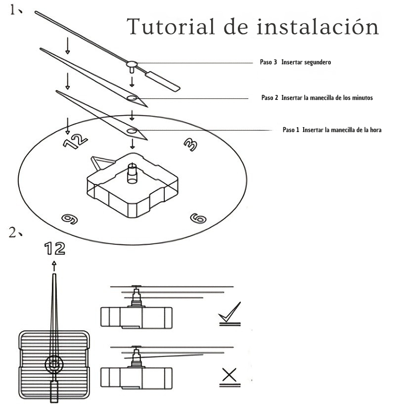 ✅ "Reloj de Pared 3D Luminoso NONZHU 40x40cm - Silencioso Moderno Acrílico"🕐