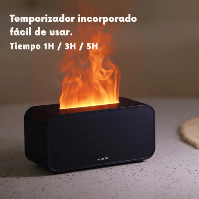 🔥 DIFUSOR AROMA LLAMA /  LED 7 COLORES / Humidificador Ultrasónico ✨