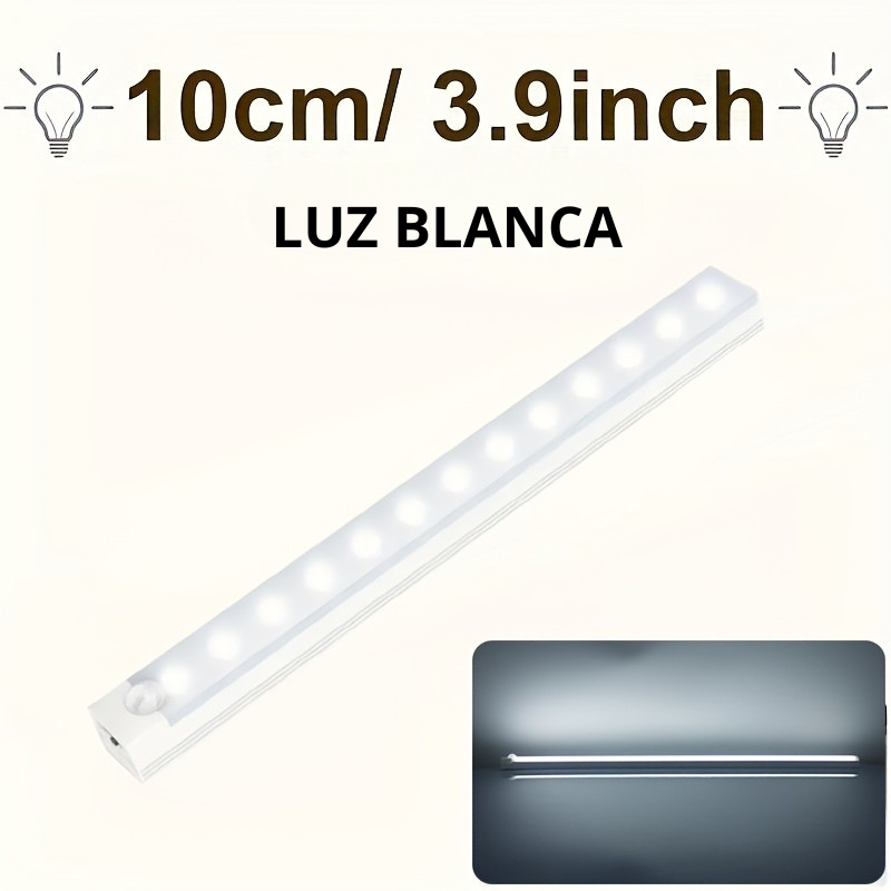 💡"Luz LED Inalámbrica / Sensor De Movimiento / Montaje Magnético Fácil y Rápido"✨