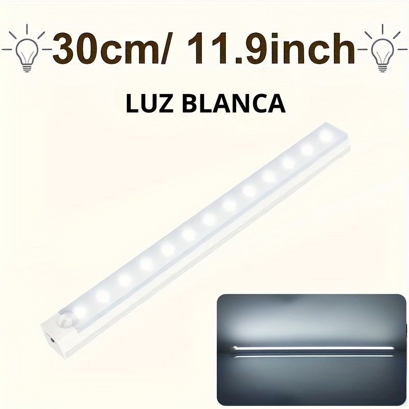💡"Luz LED Inalámbrica / Sensor De Movimiento / Montaje Magnético Fácil y Rápido"✨