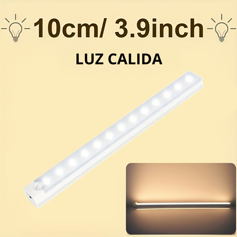 💡"Luz LED Inalámbrica / Sensor De Movimiento / Montaje Magnético Fácil y Rápido"✨