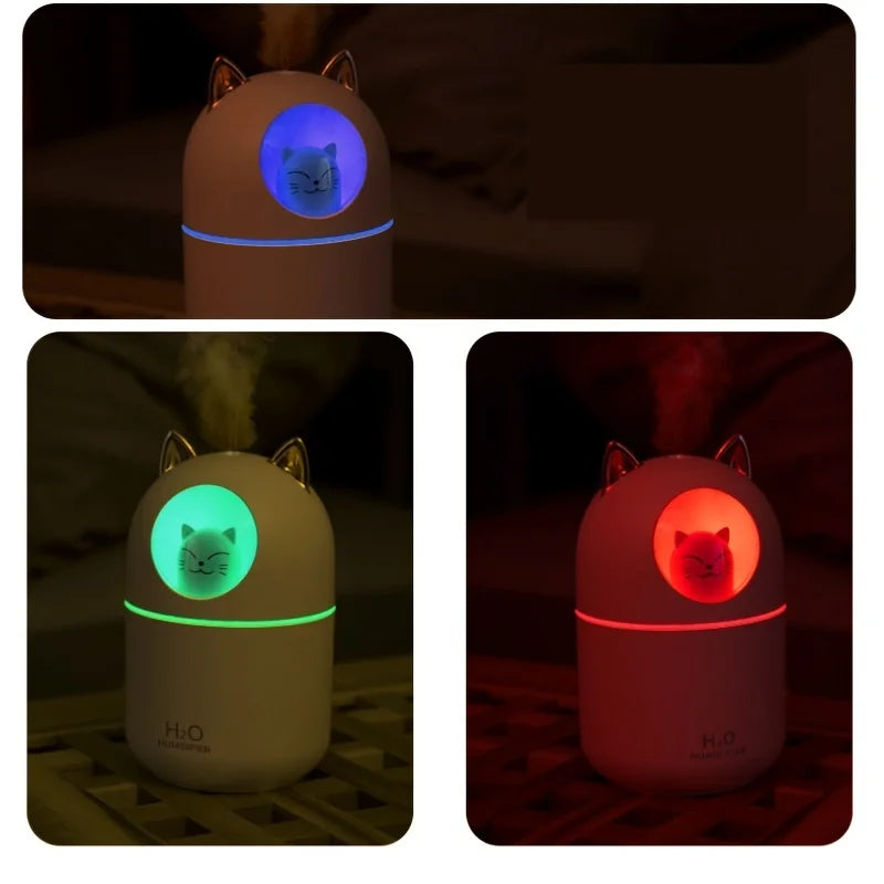 🐱Difusor Aromatico "DULCE GATITO" - Mini Humidificador USB ✨ ENVÍO GRATIS!!!