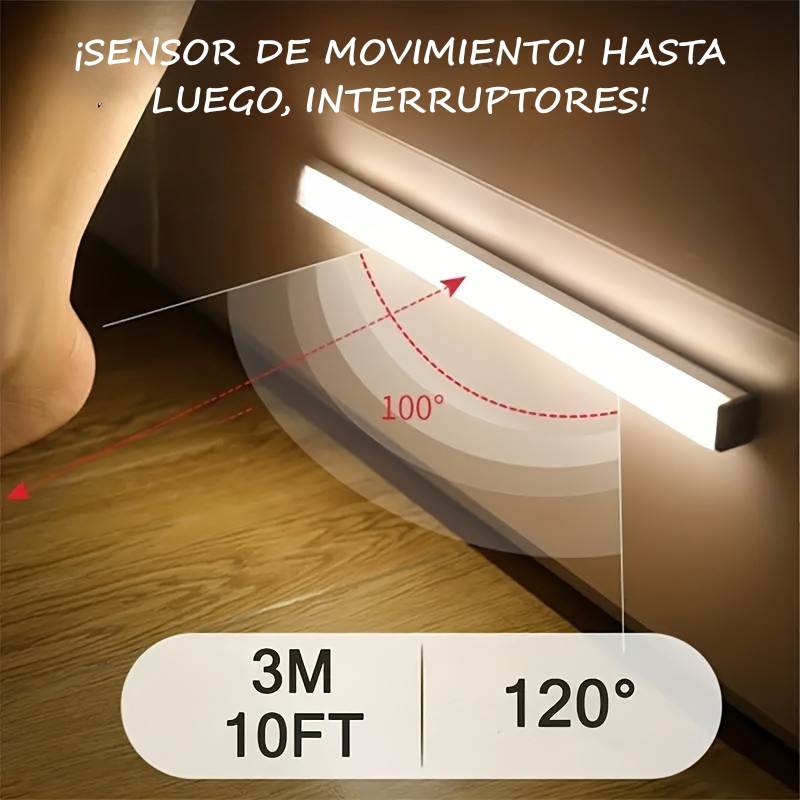 💡"Luz LED Inalámbrica / Sensor De Movimiento / Montaje Magnético Fácil y Rápido"✨