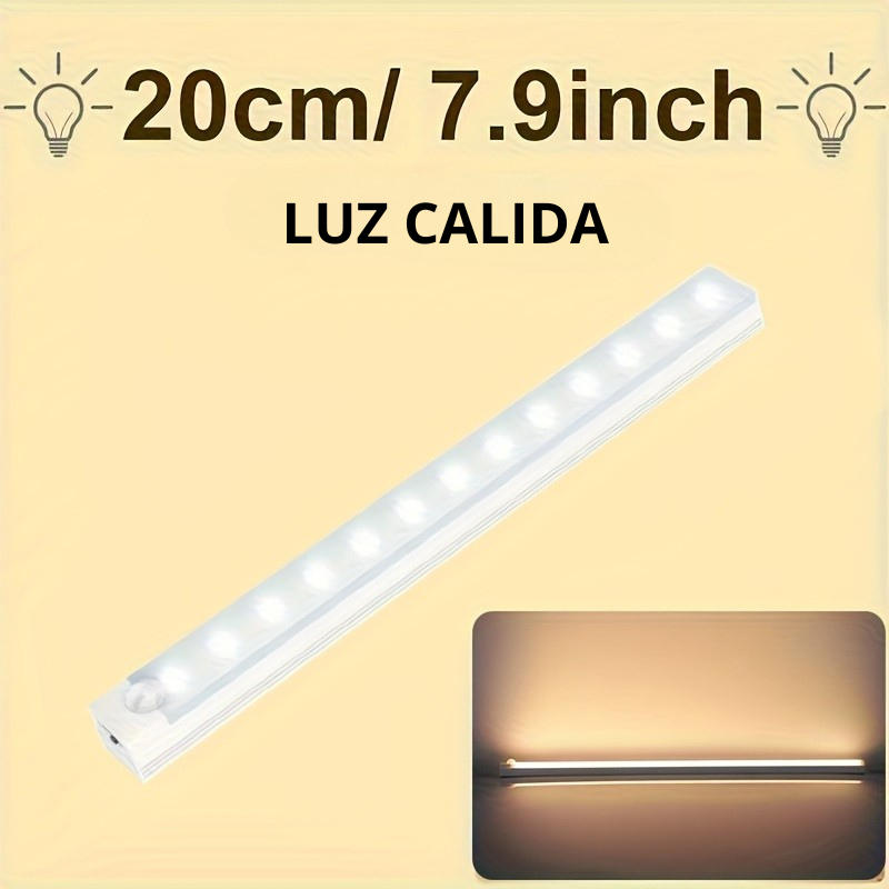 💡"Luz LED Inalámbrica / Sensor De Movimiento / Montaje Magnético Fácil y Rápido"✨