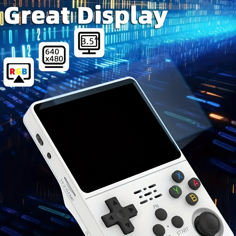 🕹️ Consola Portátil R36S ARCADE GAMES | 64GB Retro Gaming | Pantalla 3.5" | 7 Colores | 🔋Batería Recargable USB