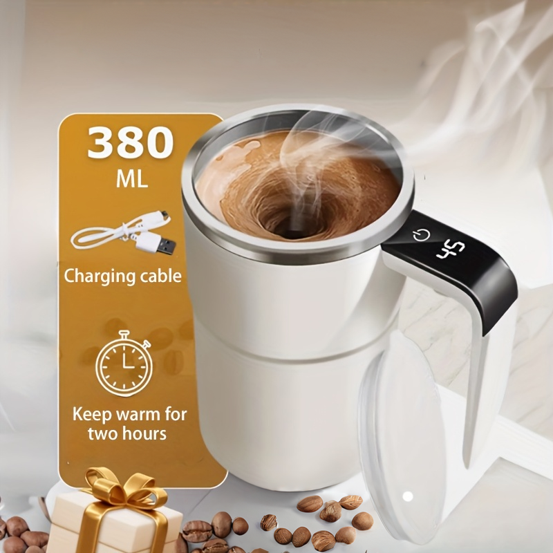 🔥 Taza Automezcladora Magnética - El Café Perfecto en Segundos ☕