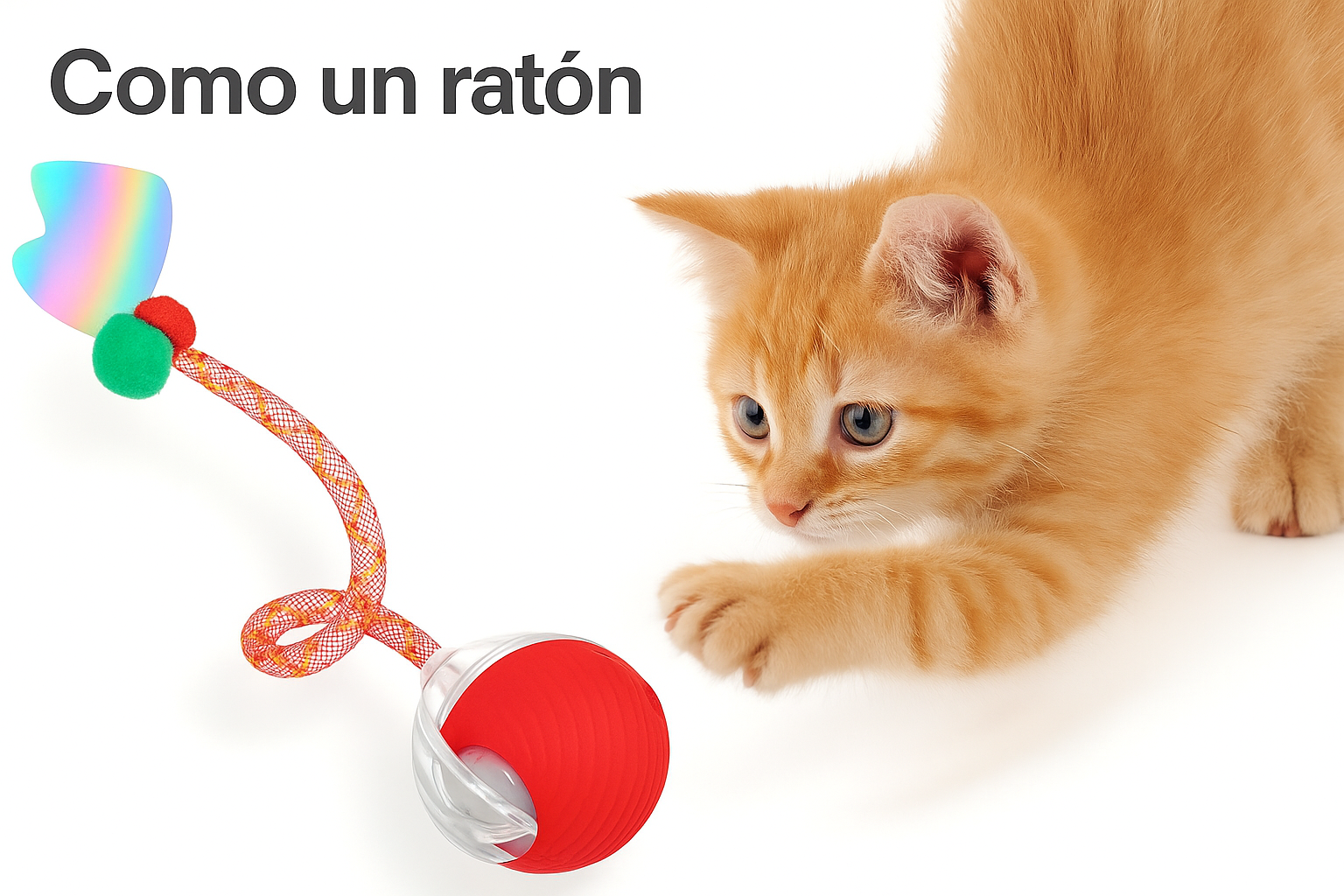🚀 Juguete Smart para Gatos | Bola Rodante Inteligente | Anti-Aburrimiento | Ejercicio + Diversión🔥