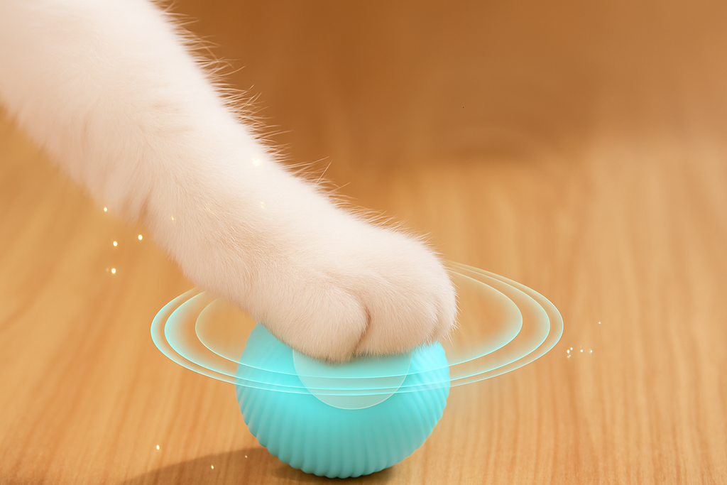 🥎Pelota Inteligente!!! MIAOQUANJI! para Gatos - Juguete Robotizado con Evitación de Obstáculos🐈